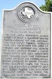 fredericksburg & Northern Train Tunnel Marker Fredericksburg & Northern Train Tunnel Marker