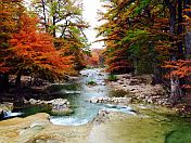 Frio River at Concan. Click to enlarge. Frio River at Concan