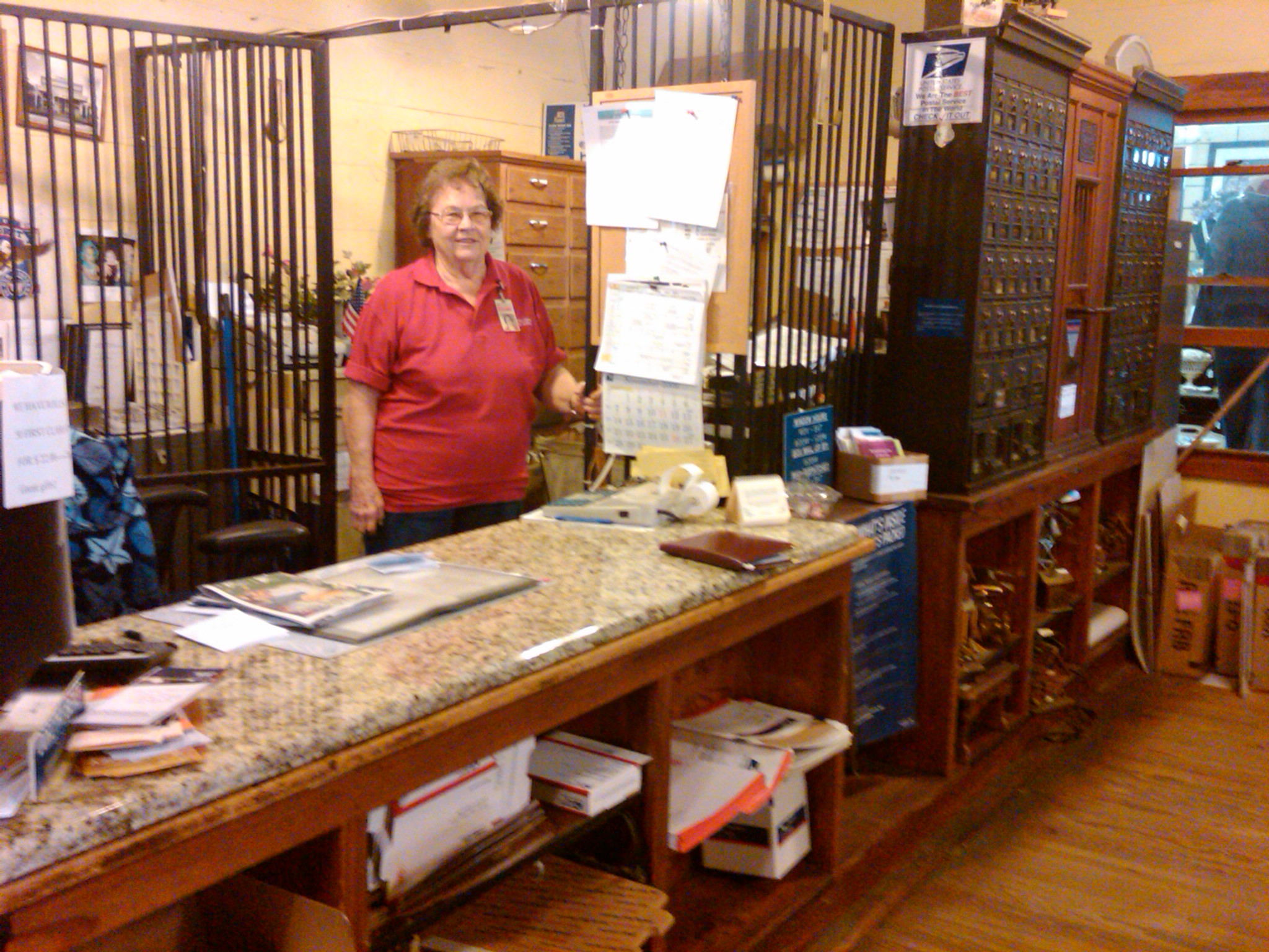 Dorothy Beyer, past Postmaster: 'Not much has changed here since we opened in here 1904' Dorothy Beyer, past Postmaster: 'Not much has changed here since we opened in here 1904'