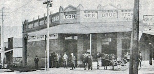 Then: Corner Drug & Ford Street Then: Corner Drug & Ford Street