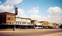 Downtown Ft McKavitt Street in Mason Downtown Ft McKavitt Street in Mason