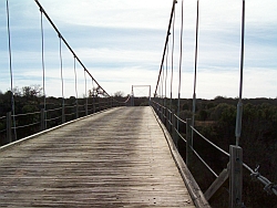 Regency Suspension Bridge-Looking North. Click to enlarge. Regency Suspension Bridge-Looking North