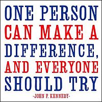 One Person Can Make A Difference One Person Can Make A Difference