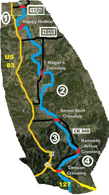 Click to enlarge Frio River map Click to enlarge Frio River map